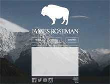 Tablet Screenshot of jamesrosemanmusic.com